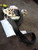 04-08 Toyota Matrix Corolla Right Passenger Seat Belt Retractor Assembly Black used OEM seat belt