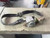 2003-2008 Honda Pilot Front Passenger Bucket Seat Belt Retractor Assembly Gray used OEM seat belt