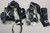 2011-2013 Fiesta Front Driver Passenger Set Seat Belt Retractor Assembly Black used OEM seat belt