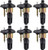 Set of 6 Ignition Coil Pack Compatible with Chevrolet GMC Olds Saab Isuzu Trailb used OEM used OEM auto part