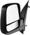 Driver Side Textured Side View Mirror for 08-14 Chevy Express & GMC Savana 1500 used OEM side view mirror