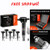Set of 6 (Black) Ignition Coil Pack Iridium Spark Plug Compatible with Chrysler used OEM tail light