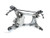 2017-2022 PORSCHE PANAMERA REAR SUBFRAME SUSPENSION CROSSMEMBER OEM used OEM rear subframe and crossmember