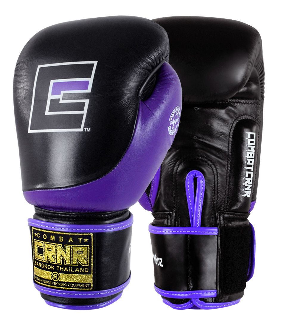 Boxing Gloves Muay Thai Gloves HMIT Purple Boxing Gloves Combat Corner