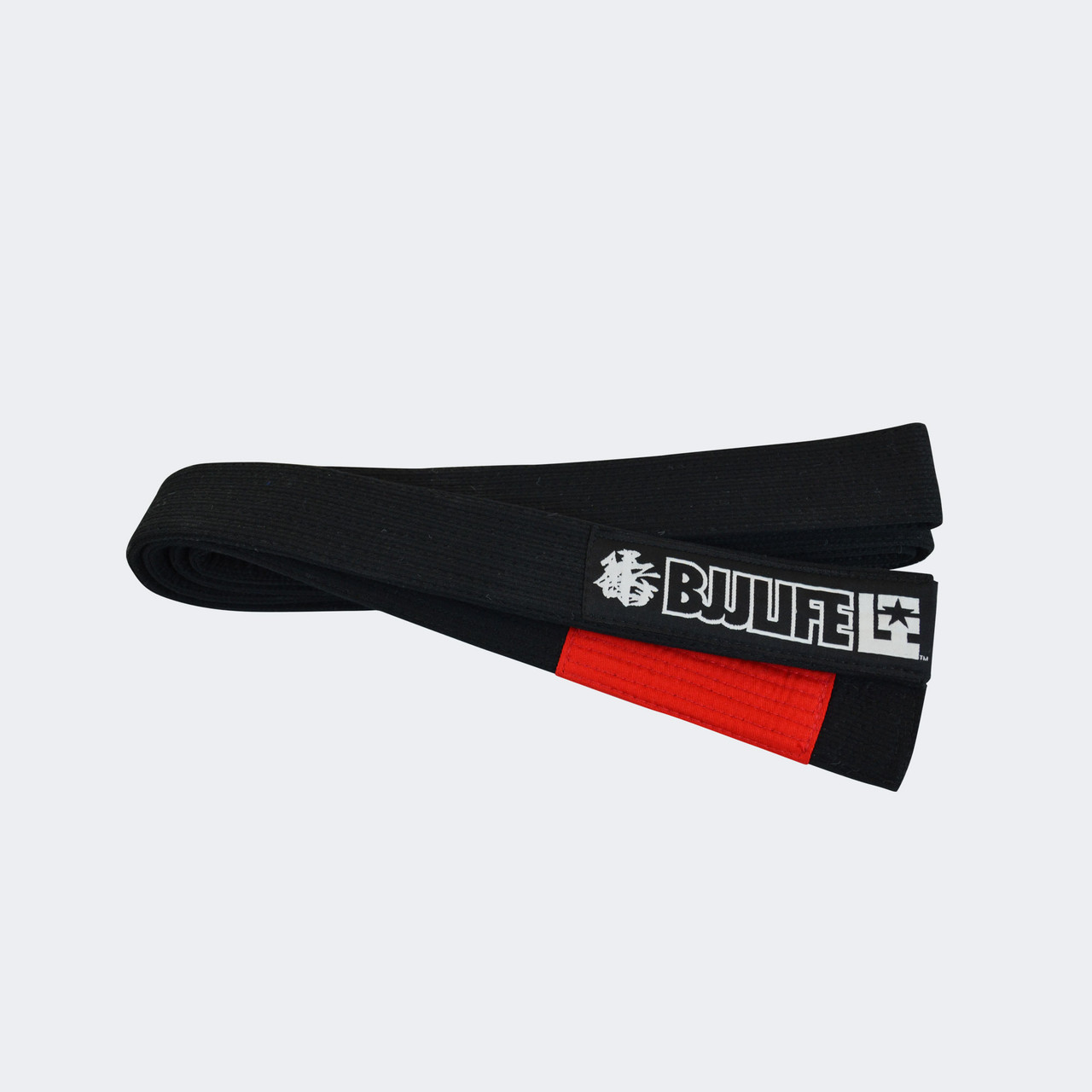 BJJLife Pearl Weave BJJ Belt Black Combat Corner