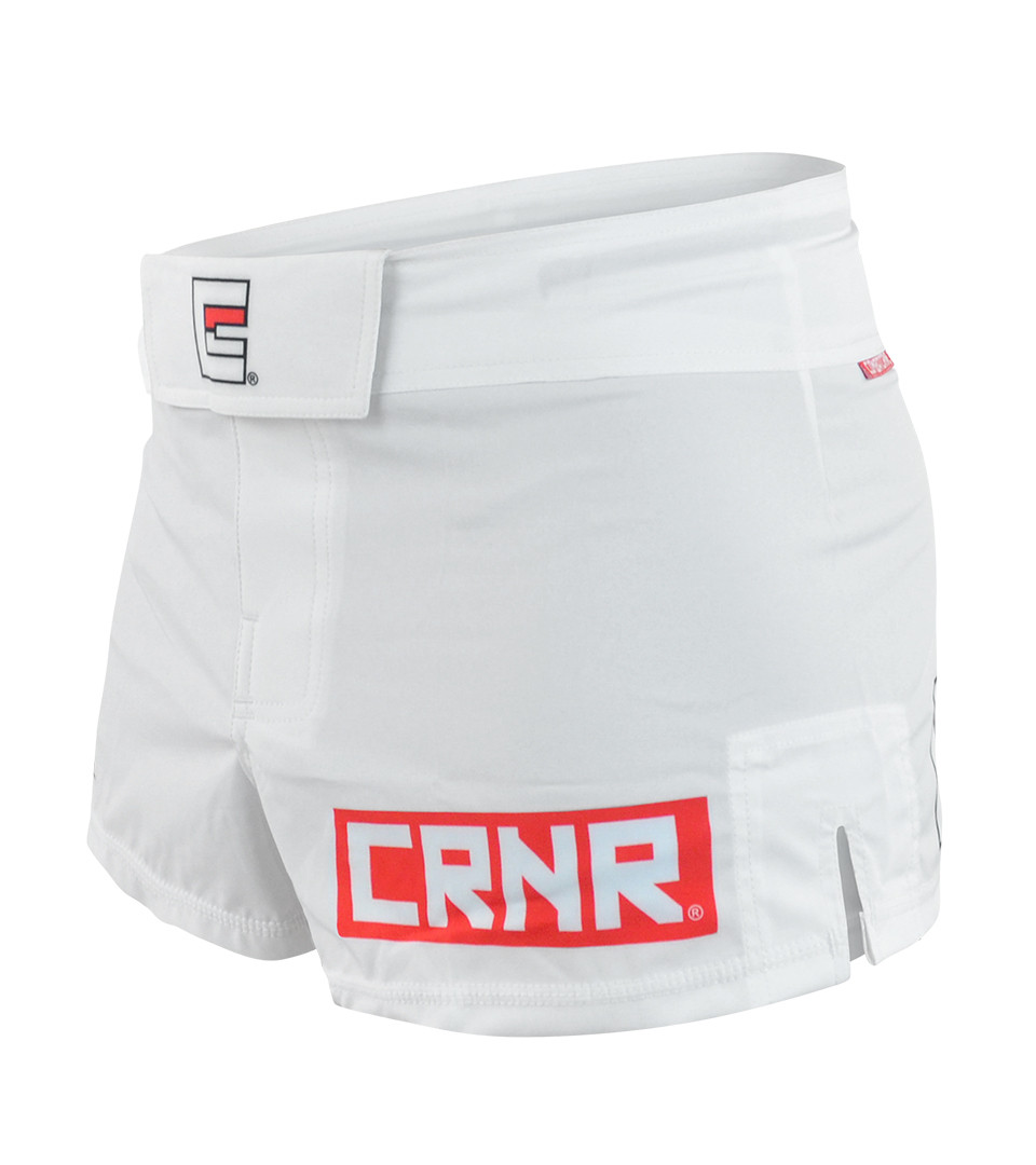 white boss shorts