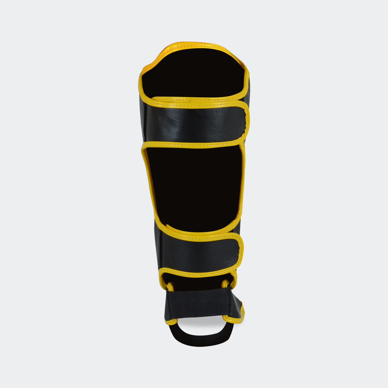 Yellow Muay Thai Shin Guards Kick Boxing & MMA Combat Corner