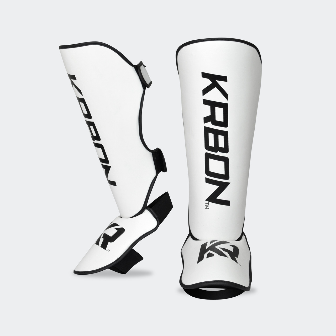 Muay Thai Shin Guards White Shin Guards by KRBON