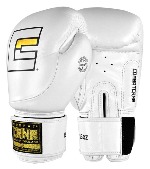 Boxing Gloves Muay Thai Gloves HMIT White Boxing Gloves Combat Corner