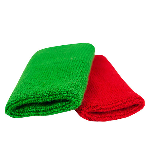Referee Folkstyle wrestling scoring wrist bands red and green