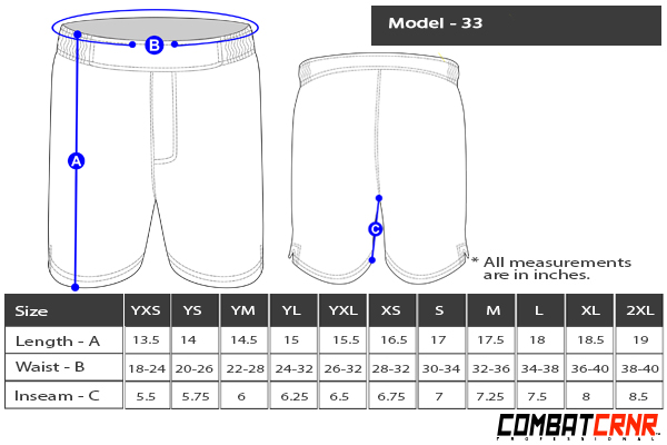 Combat Trainers - Shorts | Lines | Combat Corner