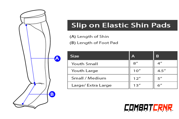 Soccer Shin Guard Size Chart