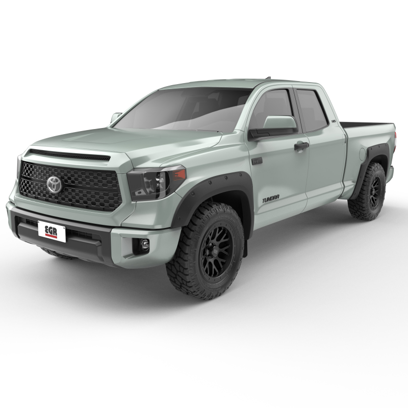 EGR Bolt-On Look Black Out Fender Flares Matte Slightly Textured | 2014-2021 Toyota Tundra - Set of 4 - 795495