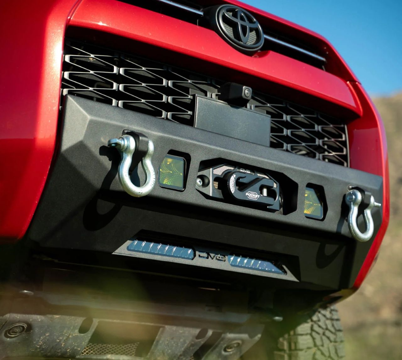 DV8 Offroad 2014-24 Toyota 4Runner Centric Series Winch Front Bumper - FBTF3-02