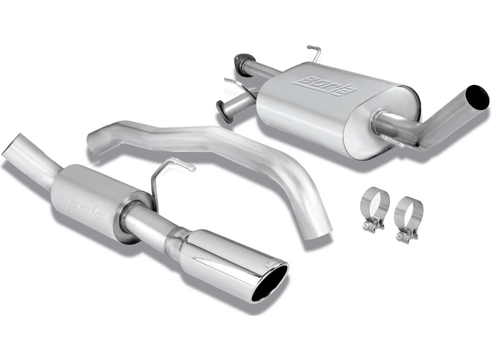 Borla Cat-back Exhaust Rear Exit | 2008-2022 Toyota Sequoia 5.7L V8 Auto Trans 2WD/4WD 4 Door. SS Catback Exhaust - 140277