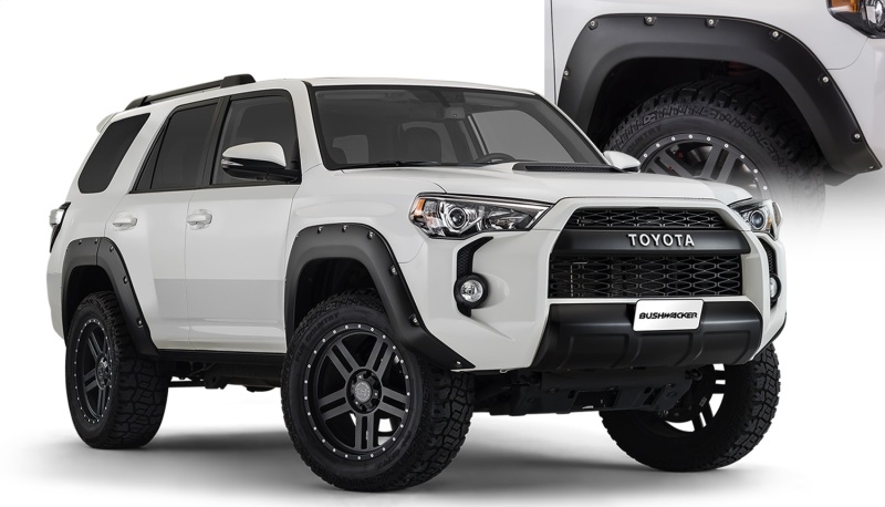 Bushwacker 14-18 Toyota 4Runner Pocket Style Flares 4pc Excludes Limited - Black - 30921-02