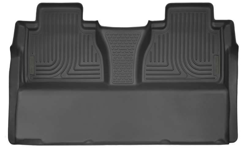 Husky Liners X-Act Contour | 2014-2021 Toyota Tundra CrewMax Pickup |Black 2nd Row Floor Liner - 53841