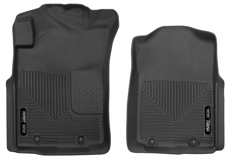 Husky Liners X-Act Contour | 2005-2011 Toyota Tacoma Pickup Crew / Extra / Std Cab |Black Front Floor Liners - 53721