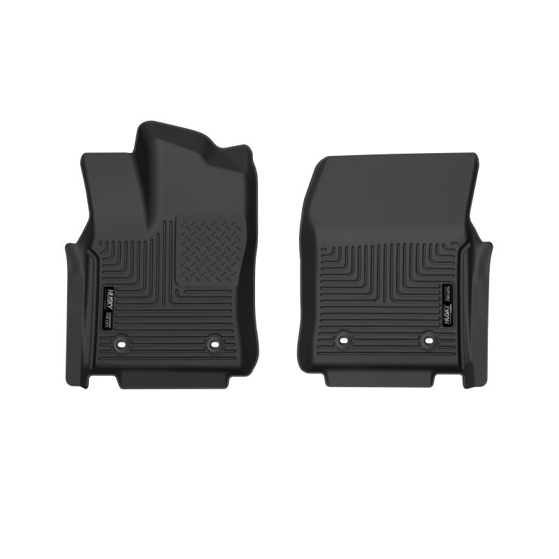 Husky Liners X-Act Contour | 2022-2023 Toyota Tundra Crew Cab/Double Cab & 2023 Sequoia |Front Floor Liner - Black - 53781