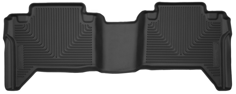 Husky Liners X-Act Contour | 2005-2023 Toyota Tacoma Crew Cab Pickup |Black 2nd Row Floor Liner - 53801