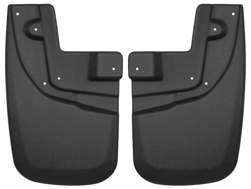 Husky Liners Front Mud Guards  | 2005-2015 Toyota Tacoma Regular/Double Cab/Crew Max w/ OEM Fender Flares & Mud Guards | Custom-Molded - 56931