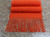 ORANGE Burlap Table Runner with 6 Inch Fringe