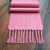 BUBBLEGUM PINK Burlap Table Runner with 5 Inch Knotted Fringe BUBBLEGUM PINK Burlap Table Runner with 5 Inch Knotted Fringe