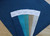 OCEAN BLUE Burlap Table Runner OCEAN BLUE Burlap Table Runner