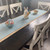 SKY BLUE Burlap Table Runner SKY BLUE Burlap Table Runner
