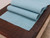 SKY BLUE Burlap Table Runner