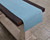 SKY BLUE Burlap Table Runner