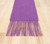 VIOLET Burlap Table Runner with 6" Fringe