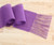 VIOLET Burlap Table Runner with 6" Fringe