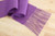 VIOLET Burlap Table Runner with 6" Fringe