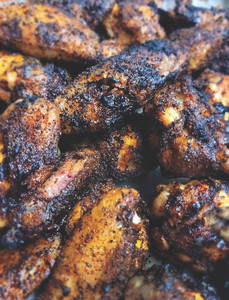 SMOKED CAROLINA MUSTARD WINGS