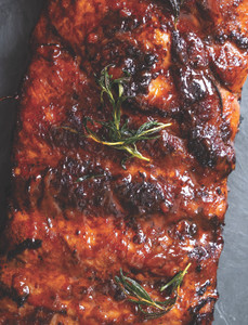 OVEN BAKED BBQ  BABY BACK RIBS