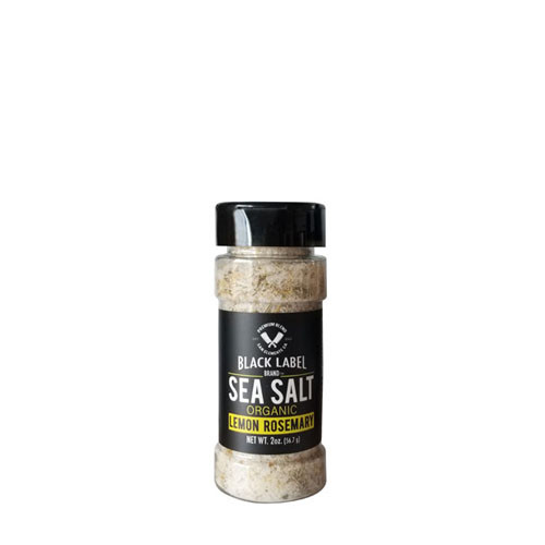 Black Label Brand - Organic Lemon Rosemary Sea Salt