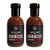 Two bottles of Black Label BBQ Steak Sauce