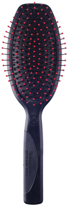DESCRIPTION
No one wants static in their hair. Cricket® has solved this problem with the Static Free™ brush collection.

Static Free™ brushes help eliminate fly away hair, have reinforces "stay-put" ball tips and non-slip grips for maximum control and comfort

Cushioned pad and bristles easily penetrate the hair making this the perfect choice for heavy, thick and/or curly hair.