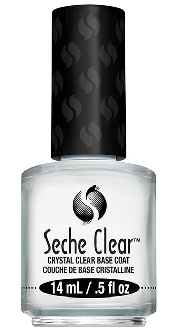Seche Clear™ Crystal Clear Base Coat was created after ten years of development to offer a clear base coat for nail polish which will not yellow and will adhere to the natural nail.