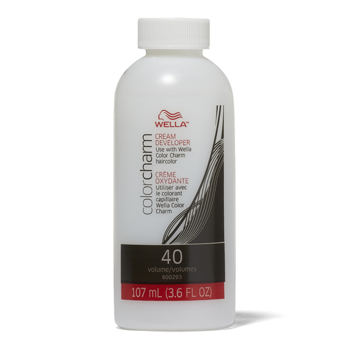 Use with all permanent hair color
Excellent gray coverage
Great conditioning


Wella Color Charm Creme Developers are Formulated specifically for Color Charm Hair Color. Specially stabilized for use with all permanent hair colors. Great for covering white/gray hair or lightening natural hair color.