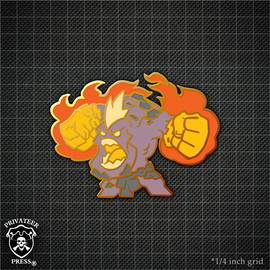 Chibi Pyre Troll Pin