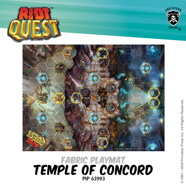 Image of Temple of Concord Fabric Playmat