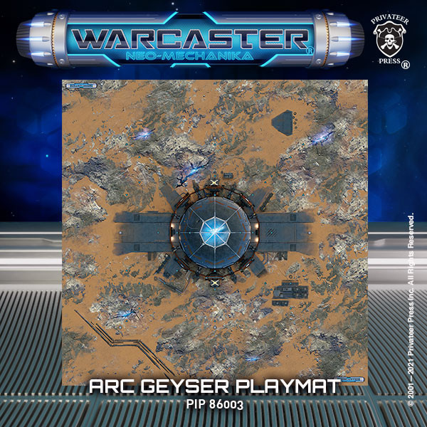 Image of Warcaster Arc Geyser Playmat