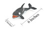 Orca, Killer Whale, Very Nice Rubber Replica  6" -  F472 B4