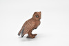 Great Horned Owl, Very Nice Plastic Reproduction Hand Painted     2"     F609 B131