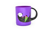 Sea Otter, Children's Plastic Drinking Cup, Purple  3.5"W x 3"H   -  F650P B130