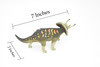 Triceratops Dinosaur, Museum Quality Plastic Replica    7"   -   F667 B69