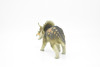 Triceratops Dinosaur, Museum Quality Plastic Replica    7"   -   F667 B69