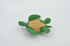 Sea Turtle, Green Sea Turtle, Design, Realistic, Figure, Reptile, Educational, Lifelike, Model, Figurine, Replica, Toy, Kids, Gift,      2"      F7005 B35